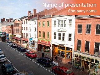 Storefront Day Store PowerPoint Template