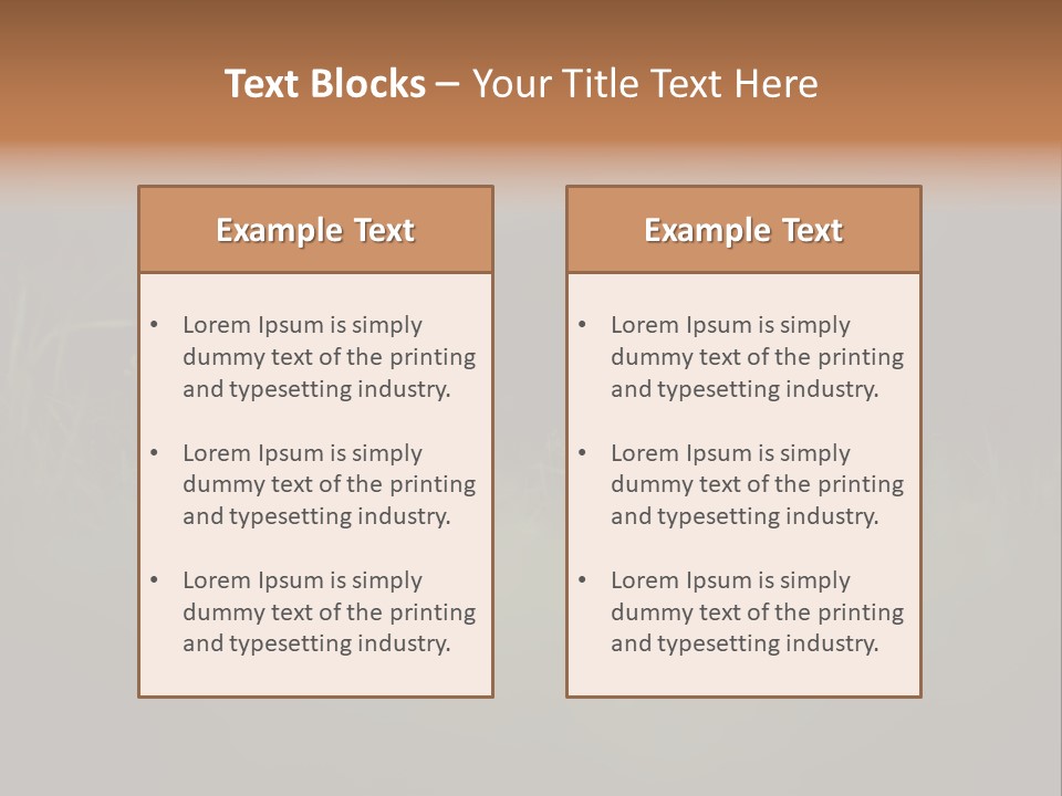A Baby Fox In The Grass Powerpoint Template PowerPoint Template
