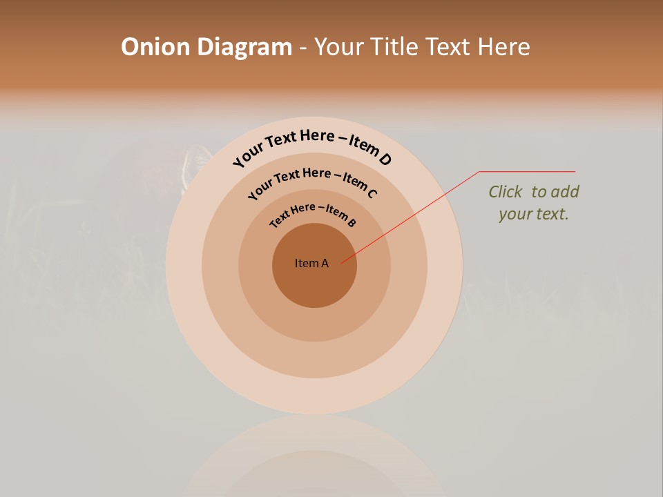 A Baby Fox In The Grass Powerpoint Template PowerPoint Template