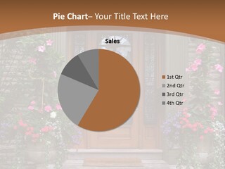 Front House Front Door PowerPoint Template