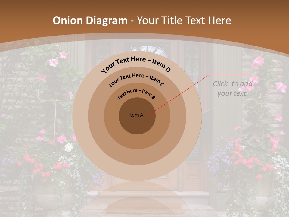 Front House Front Door PowerPoint Template