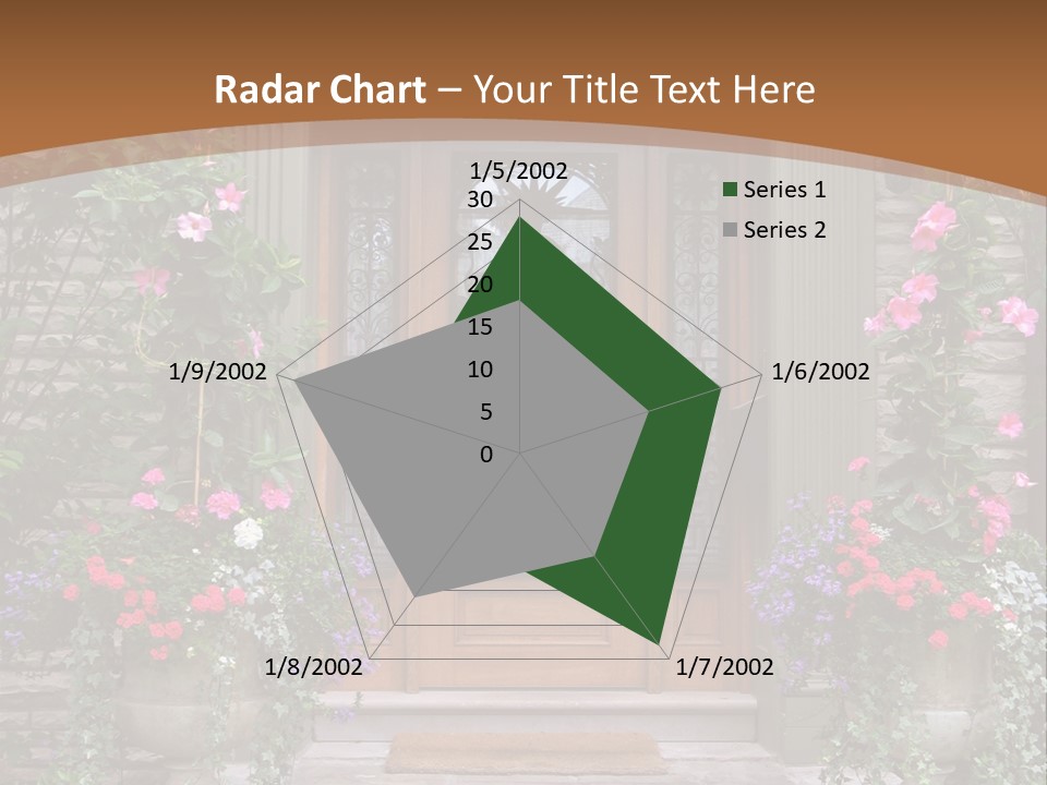 Front House Front Door PowerPoint Template