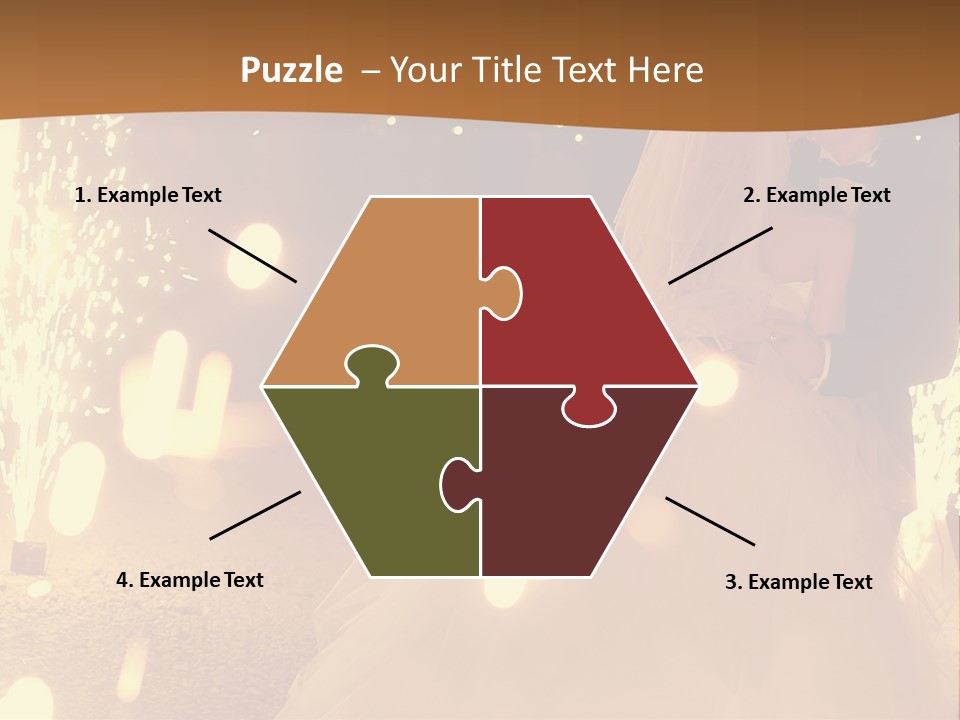 Event Marriage Skyrocket PowerPoint Template