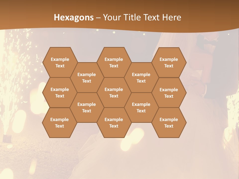 Event Marriage Skyrocket PowerPoint Template