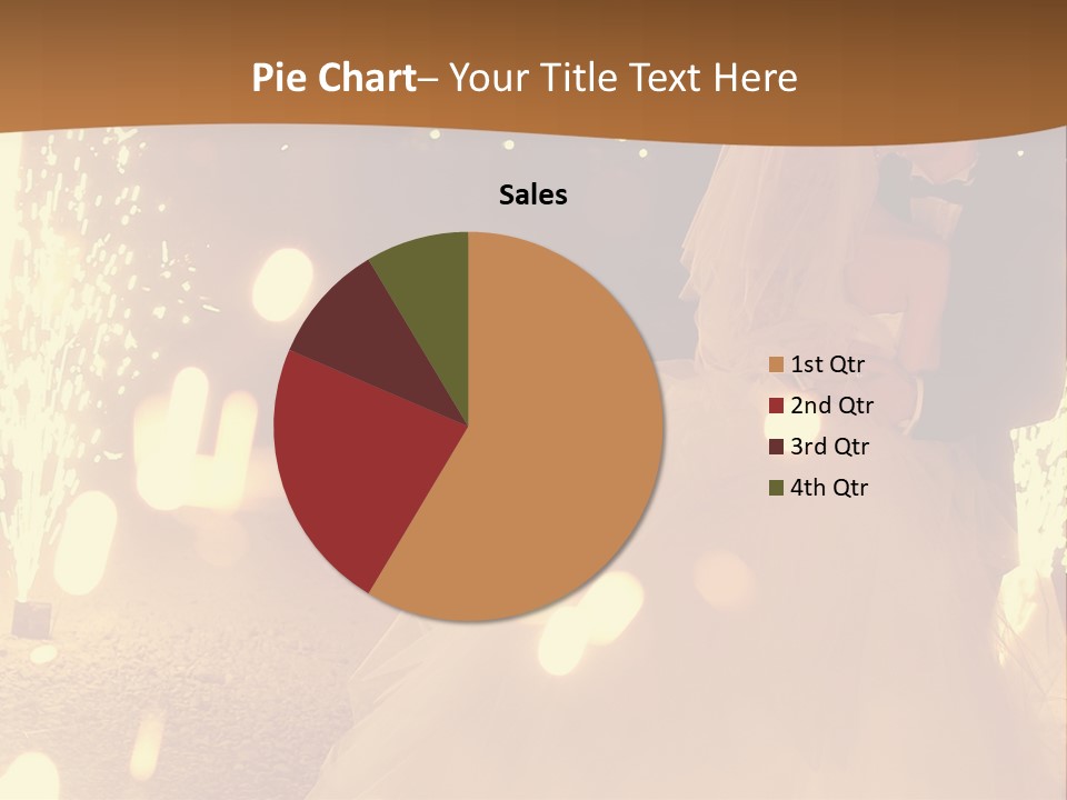 Event Marriage Skyrocket PowerPoint Template