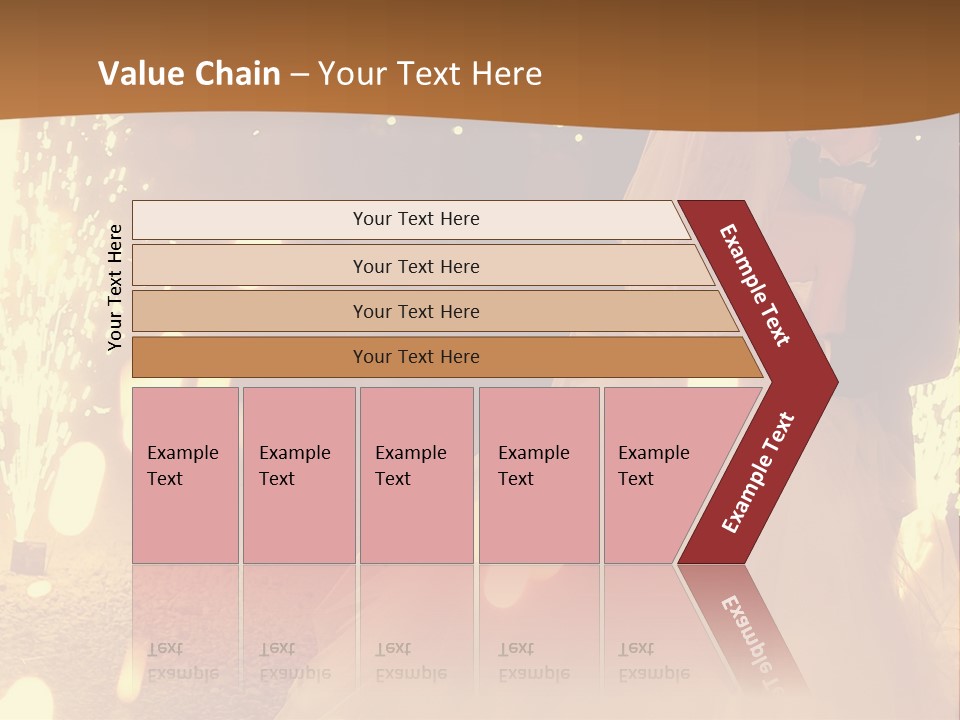 Event Marriage Skyrocket PowerPoint Template