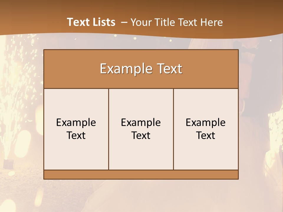 Event Marriage Skyrocket PowerPoint Template