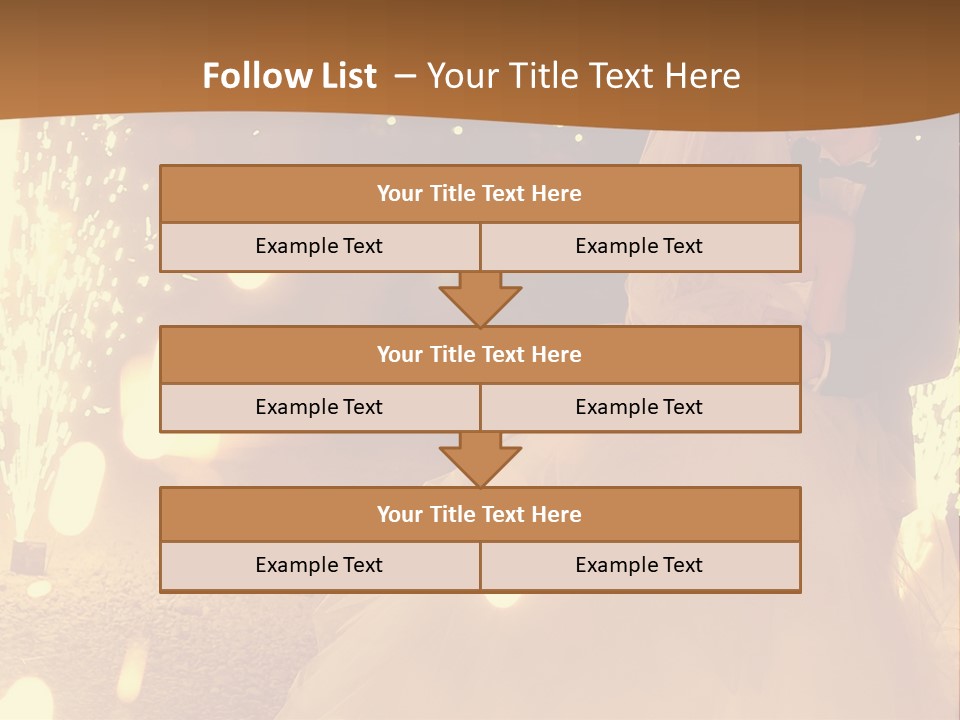 Event Marriage Skyrocket PowerPoint Template