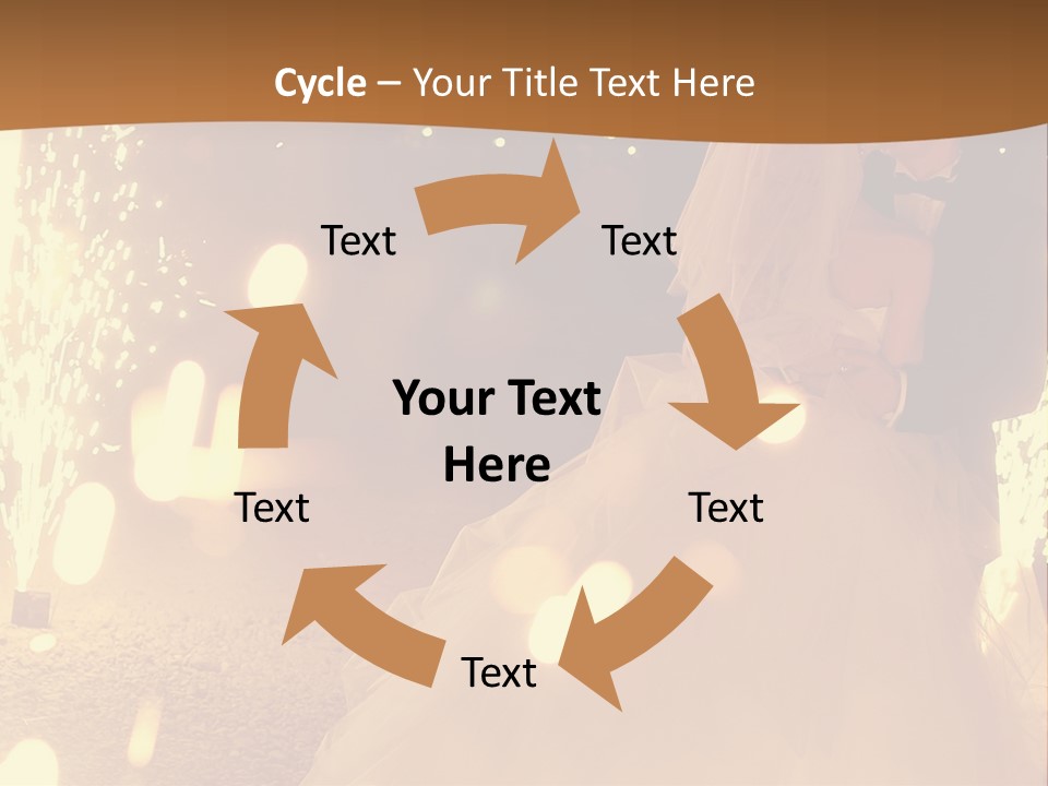Event Marriage Skyrocket PowerPoint Template