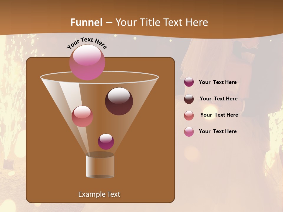 Event Marriage Skyrocket PowerPoint Template