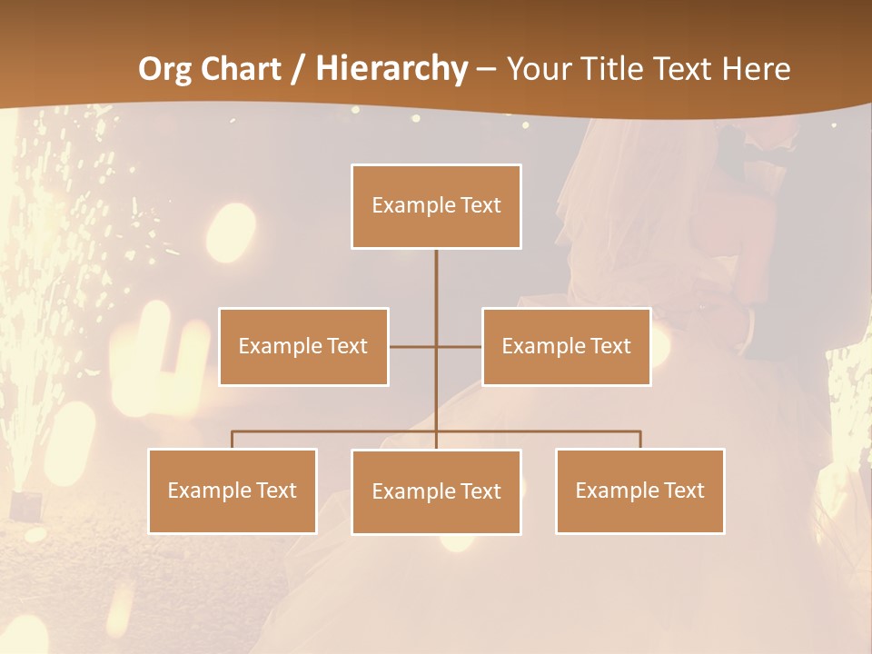 Event Marriage Skyrocket PowerPoint Template