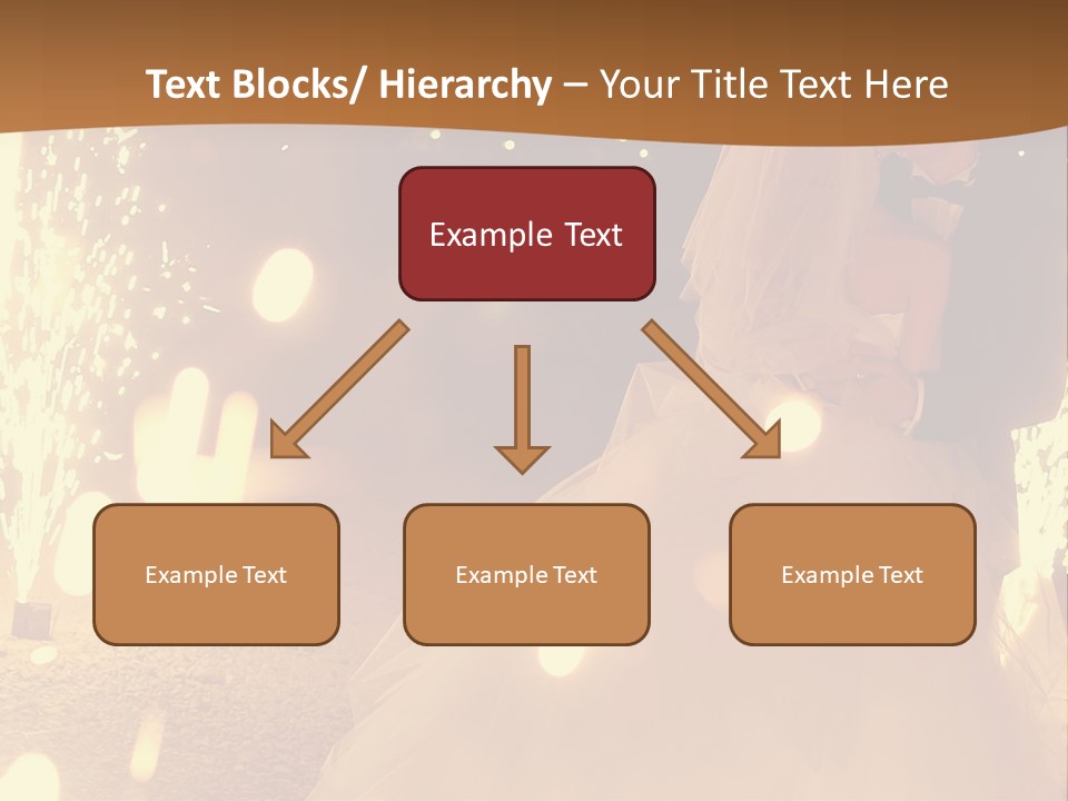 Event Marriage Skyrocket PowerPoint Template