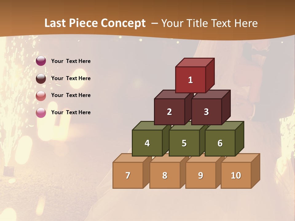 Event Marriage Skyrocket PowerPoint Template