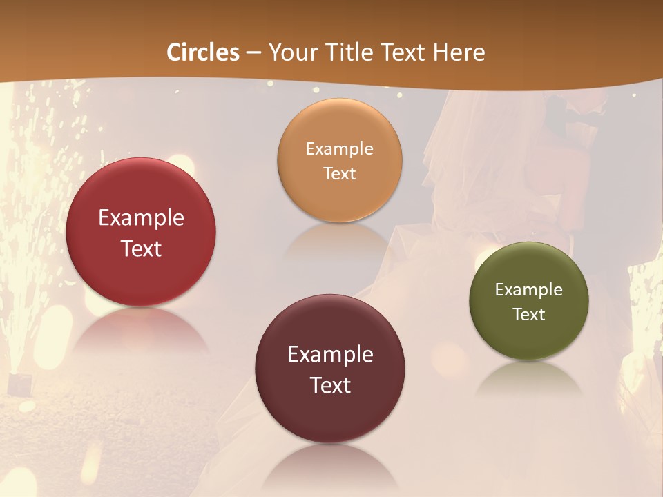 Event Marriage Skyrocket PowerPoint Template