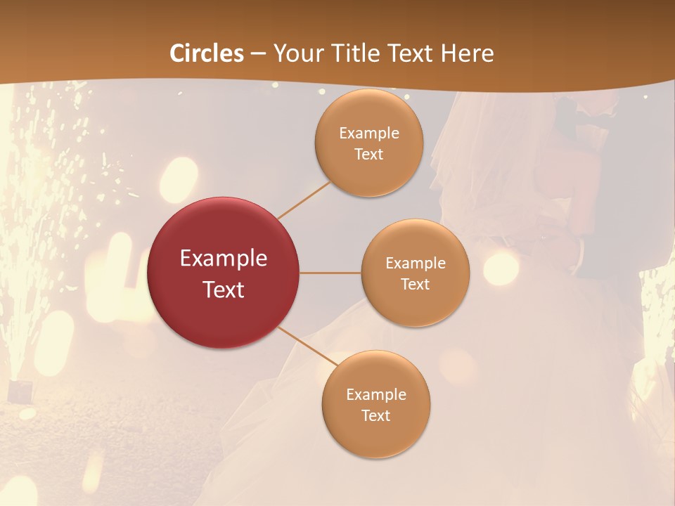 Event Marriage Skyrocket PowerPoint Template