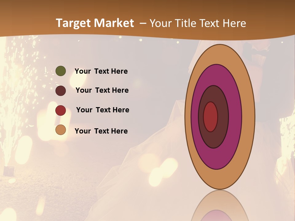 Event Marriage Skyrocket PowerPoint Template