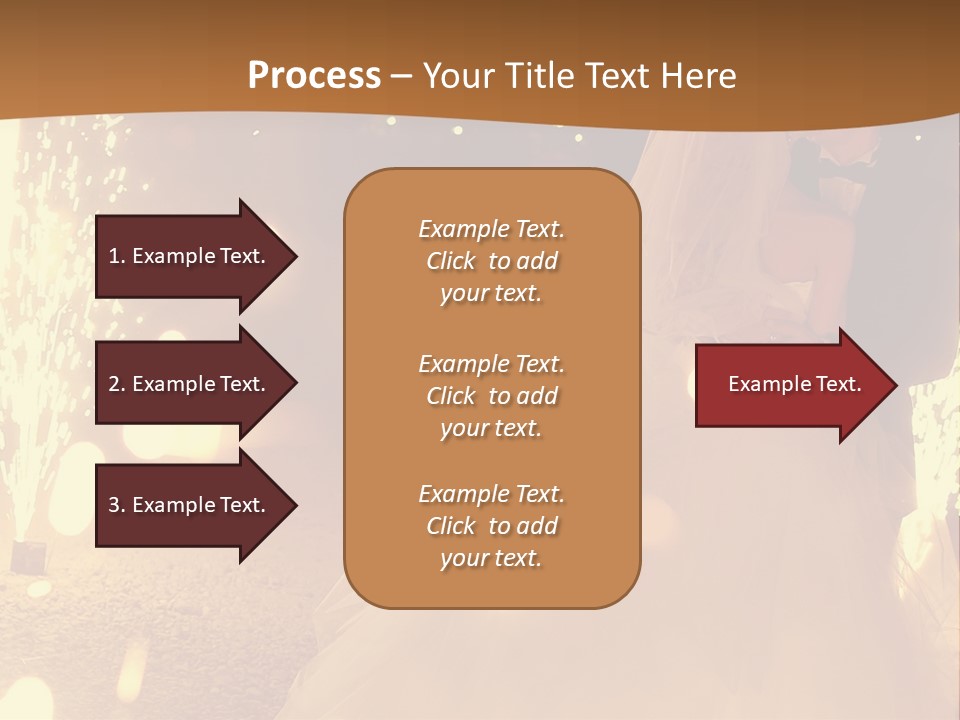 Event Marriage Skyrocket PowerPoint Template