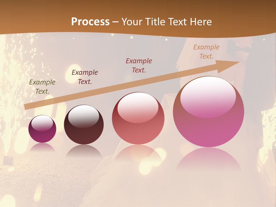 Event Marriage Skyrocket PowerPoint Template