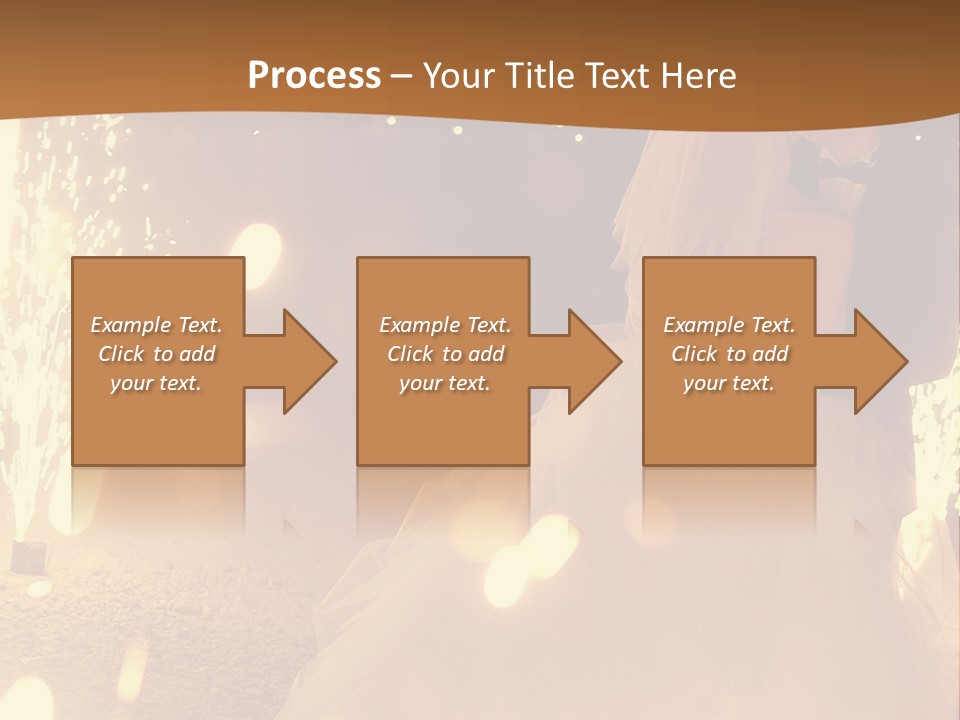 Event Marriage Skyrocket PowerPoint Template