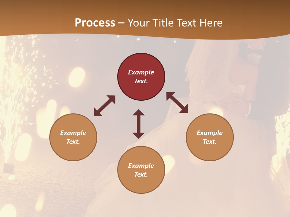 Event Marriage Skyrocket PowerPoint Template