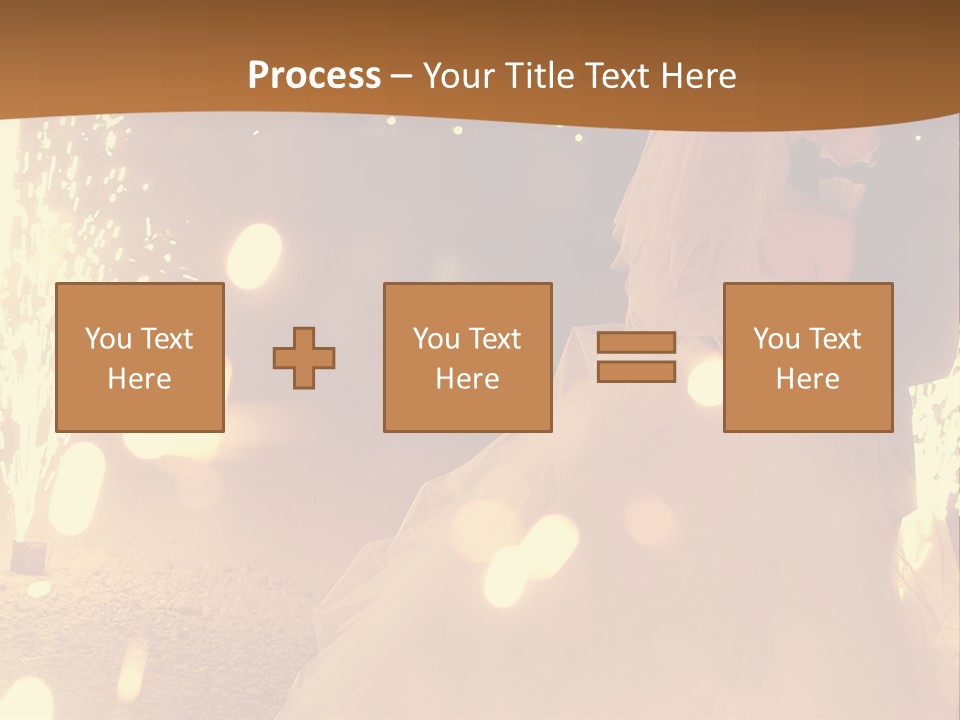Event Marriage Skyrocket PowerPoint Template