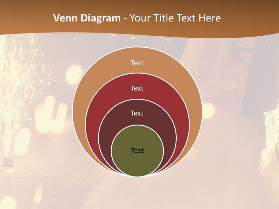 Event Marriage Skyrocket PowerPoint Template