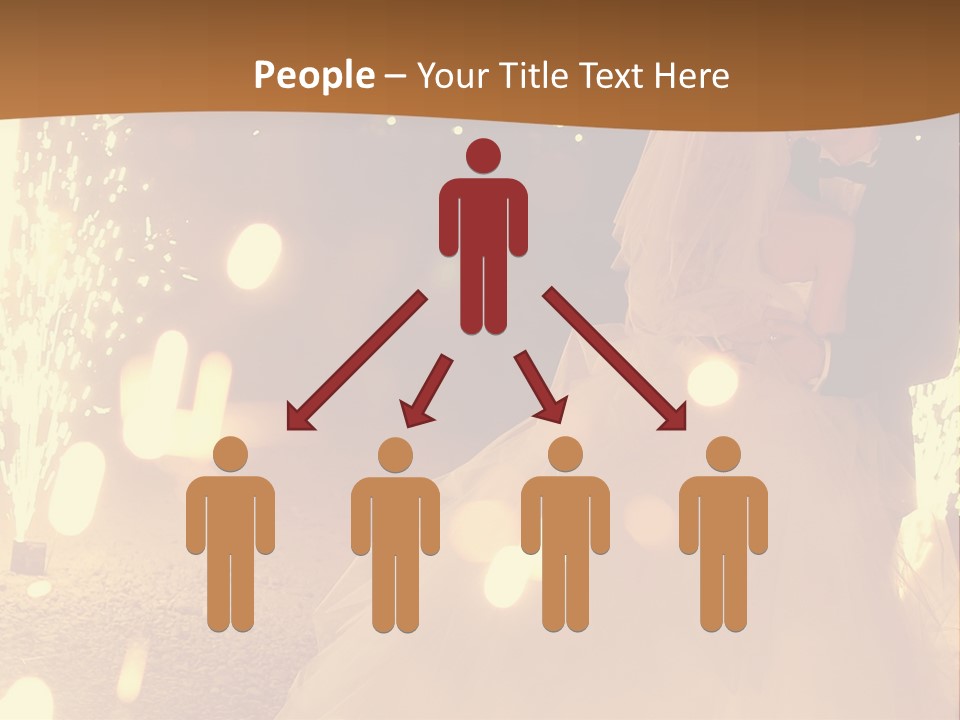 Event Marriage Skyrocket PowerPoint Template