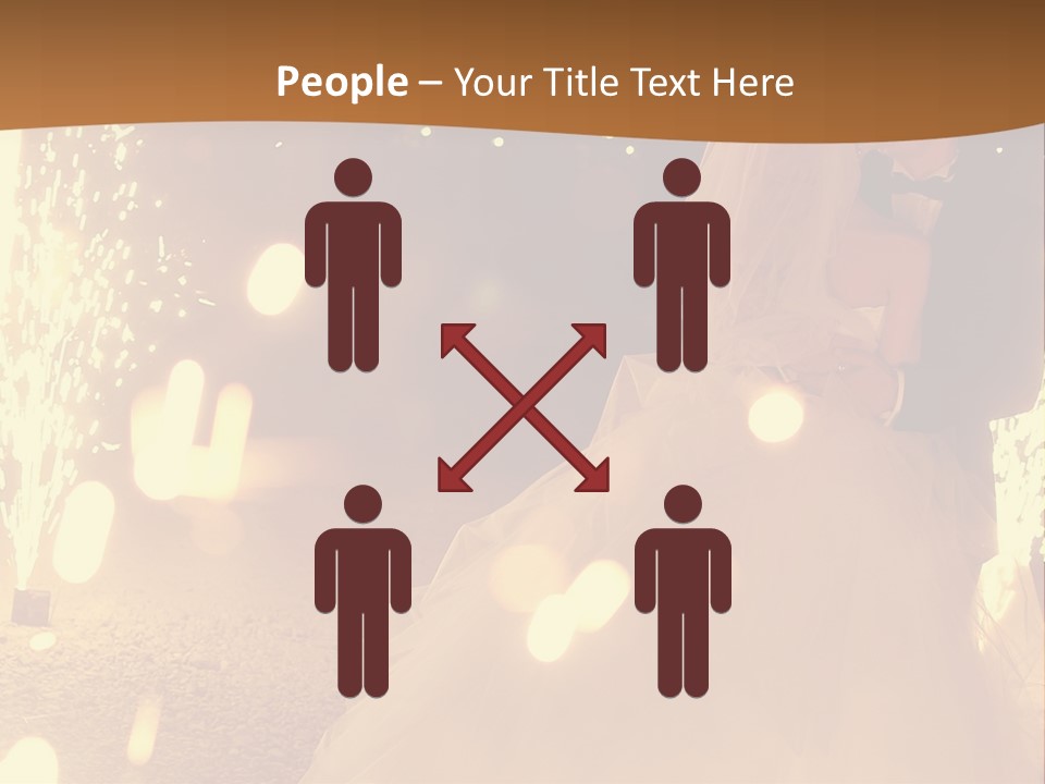 Event Marriage Skyrocket PowerPoint Template