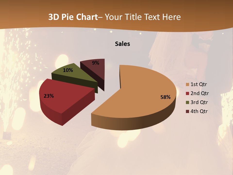 Event Marriage Skyrocket PowerPoint Template