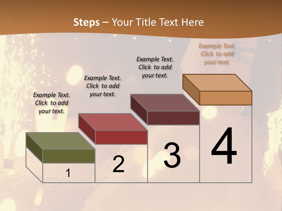Event Marriage Skyrocket PowerPoint Template