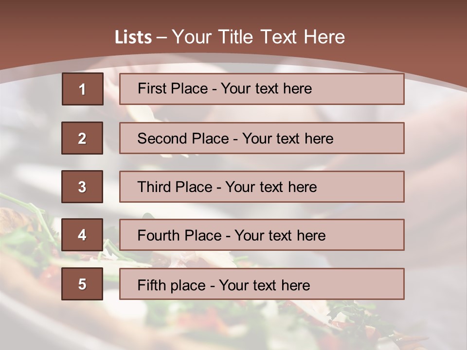 Paste Board Dough PowerPoint Template