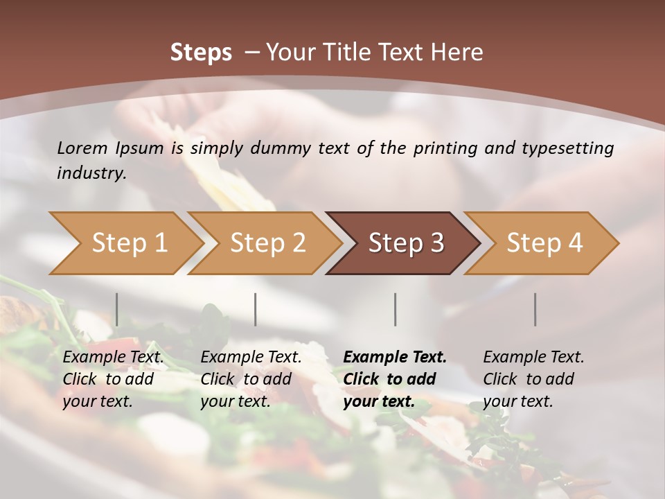 Paste Board Dough PowerPoint Template