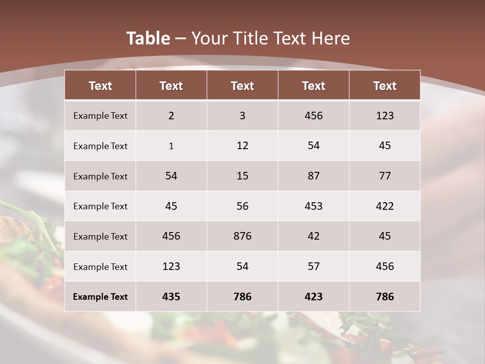 Paste Board Dough PowerPoint Template