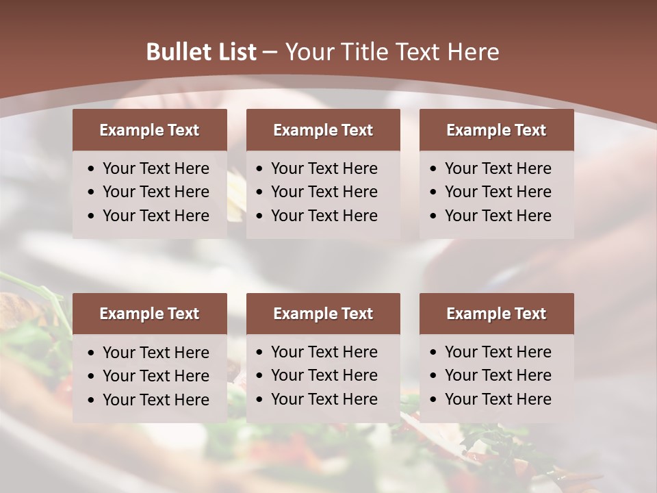 Paste Board Dough PowerPoint Template