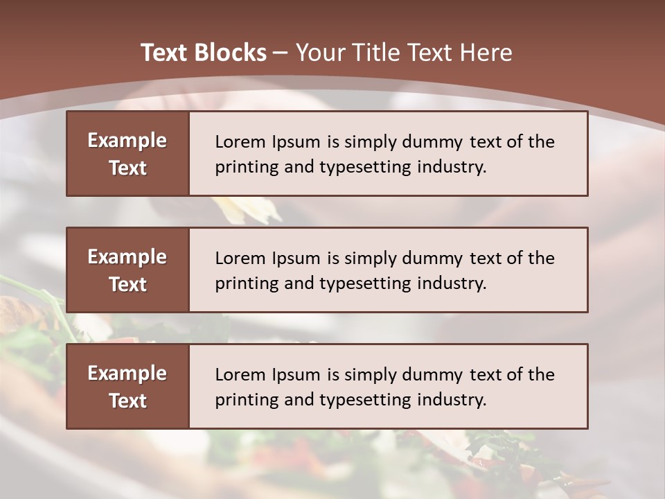 Paste Board Dough PowerPoint Template
