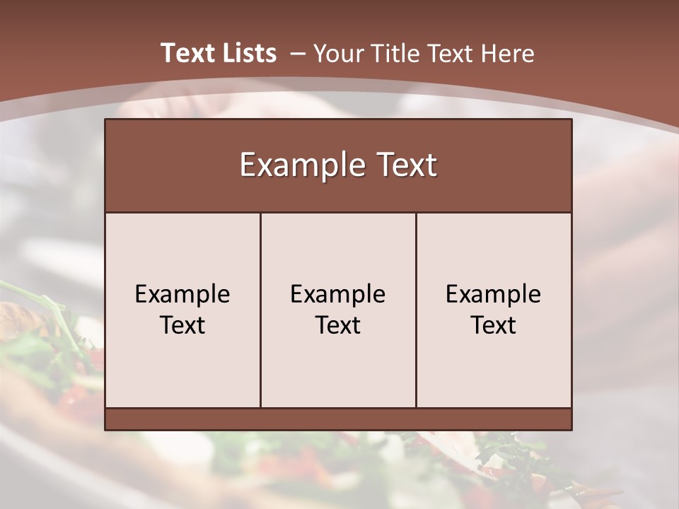 Paste Board Dough PowerPoint Template