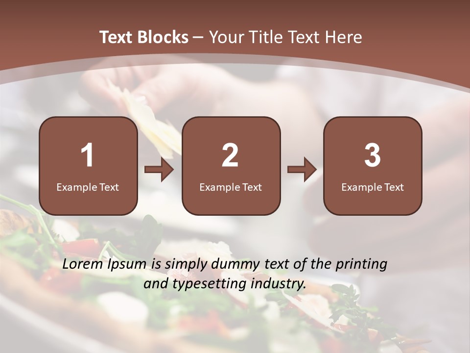 Paste Board Dough PowerPoint Template