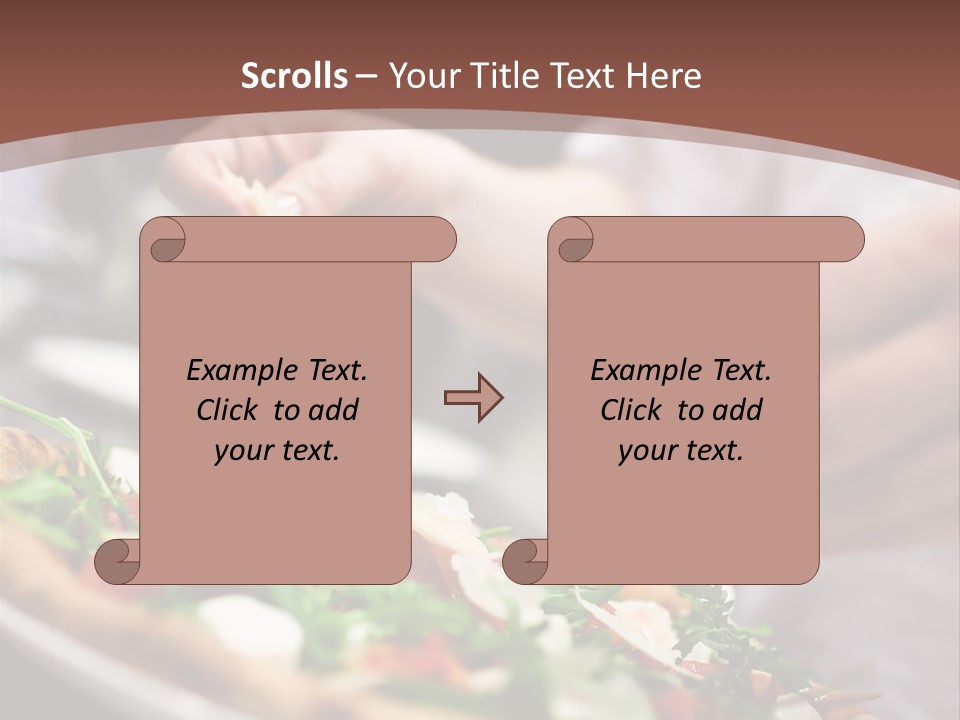Paste Board Dough PowerPoint Template