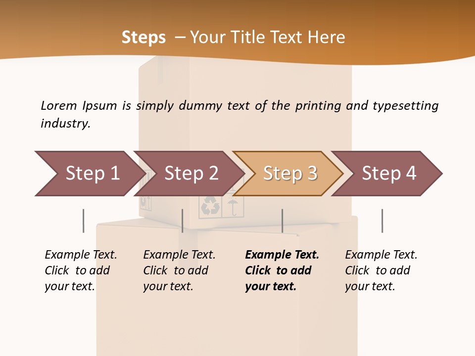 Packer Storage Recycle PowerPoint Template