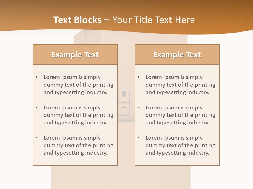 Packer Storage Recycle PowerPoint Template
