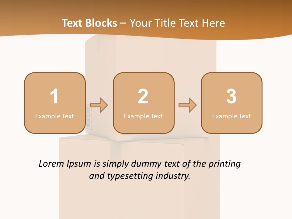 Packer Storage Recycle PowerPoint Template