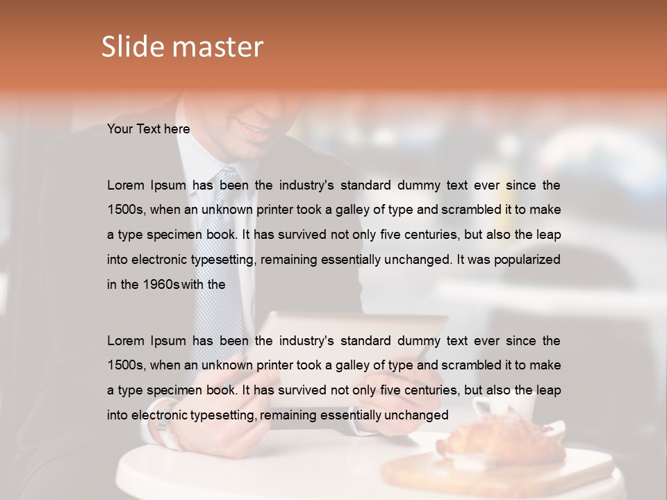 Tycoon Wireless Cappuccino PowerPoint Template