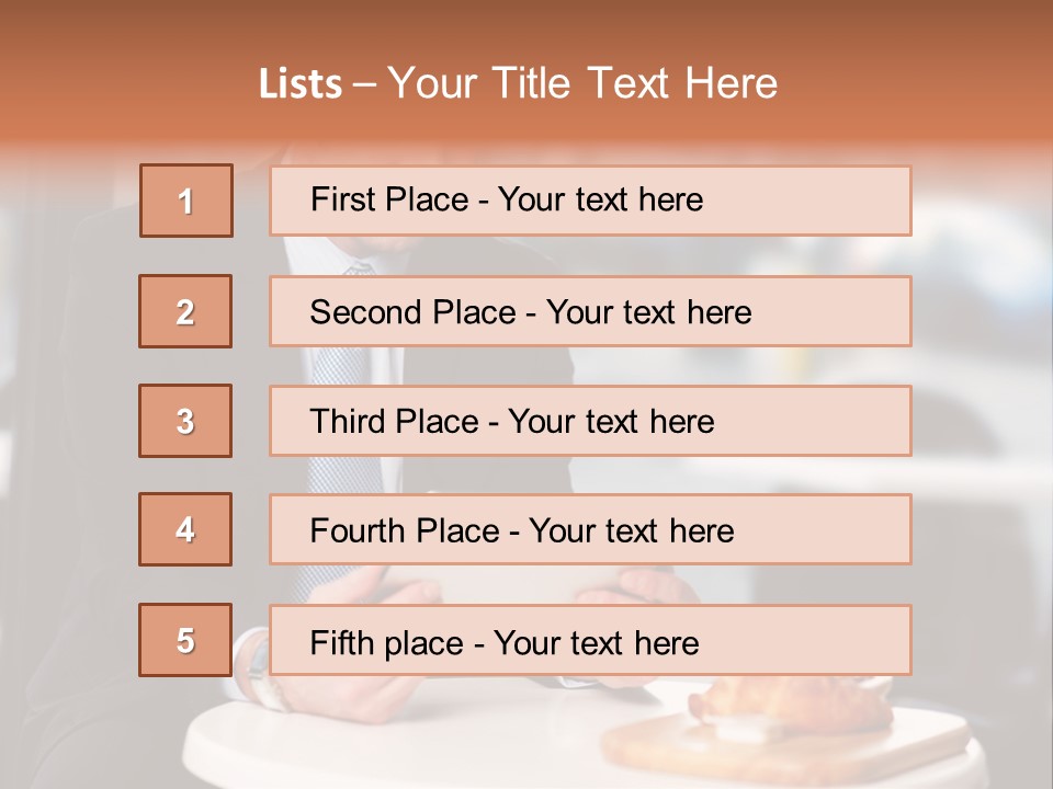Tycoon Wireless Cappuccino PowerPoint Template