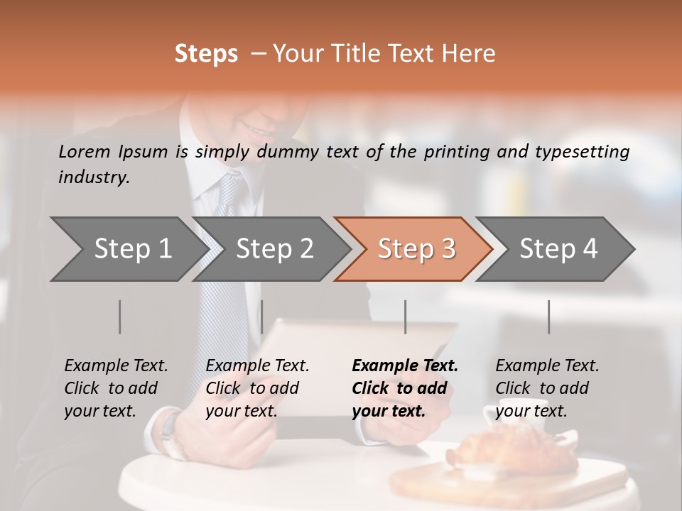 Tycoon Wireless Cappuccino PowerPoint Template