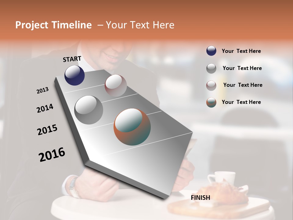Tycoon Wireless Cappuccino PowerPoint Template