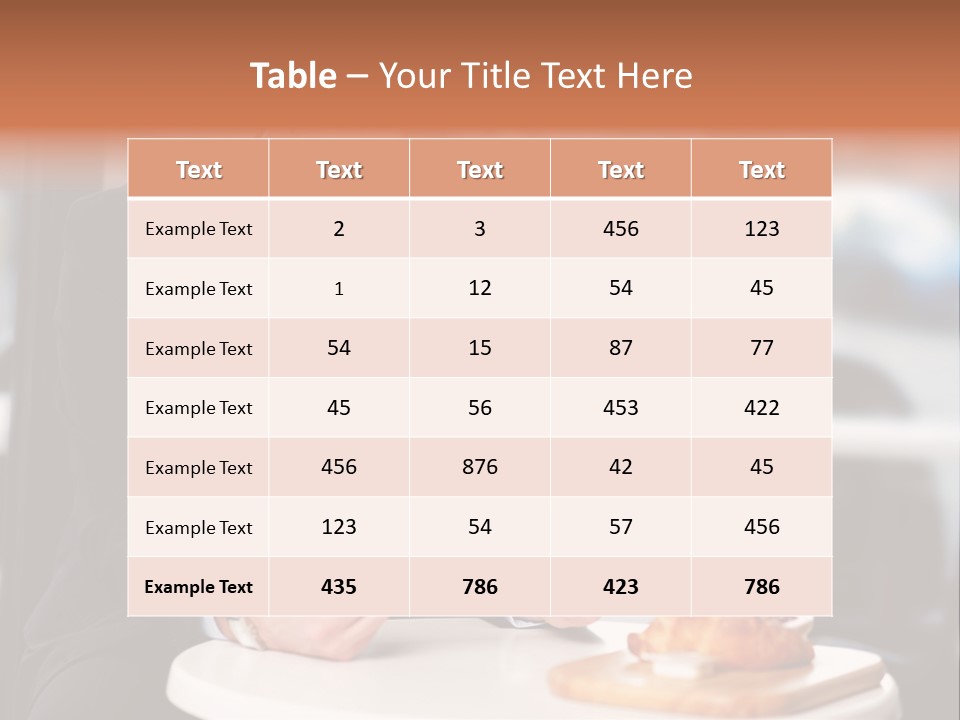 Tycoon Wireless Cappuccino PowerPoint Template