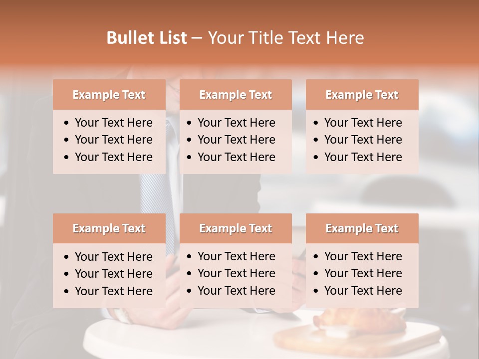 Tycoon Wireless Cappuccino PowerPoint Template