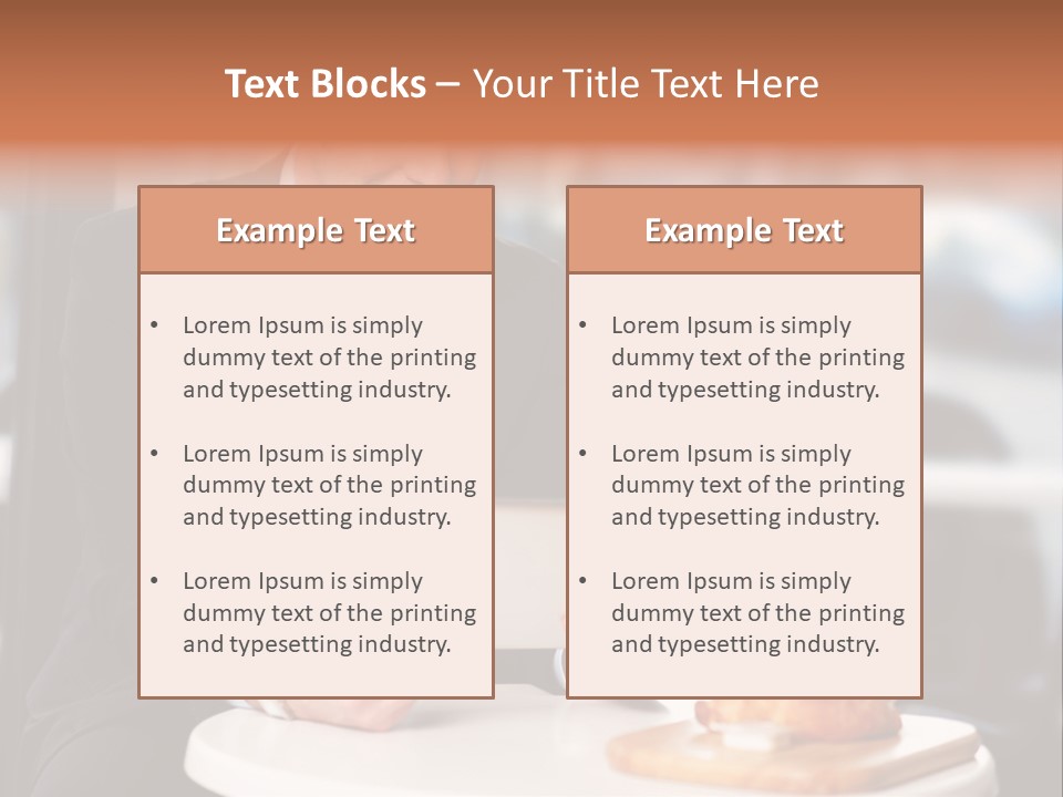 Tycoon Wireless Cappuccino PowerPoint Template
