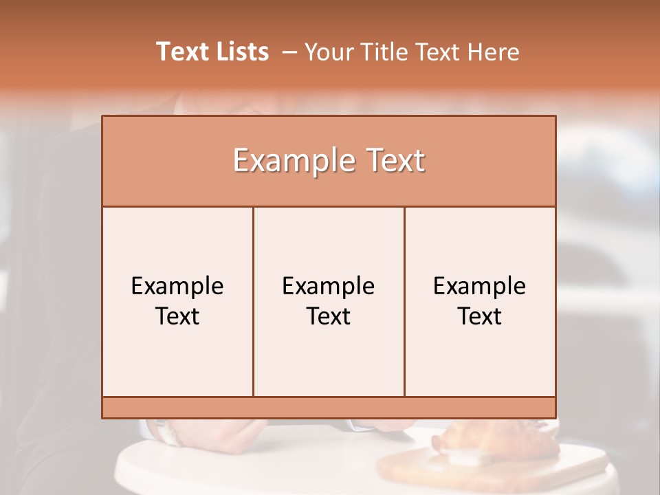 Tycoon Wireless Cappuccino PowerPoint Template
