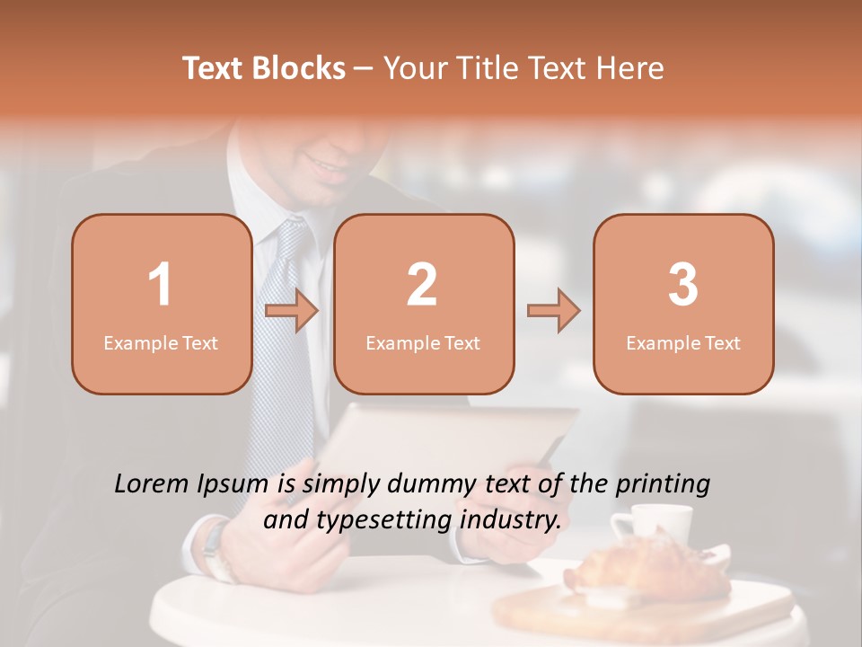 Tycoon Wireless Cappuccino PowerPoint Template